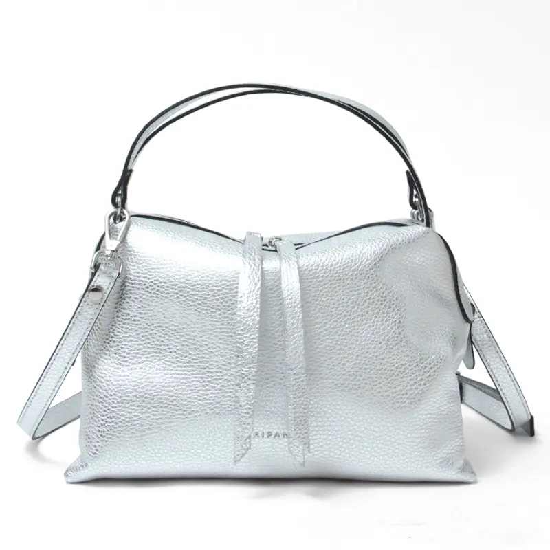 RIPANI リパーニ RONDINE レザー 2way トートバッグ SILVER