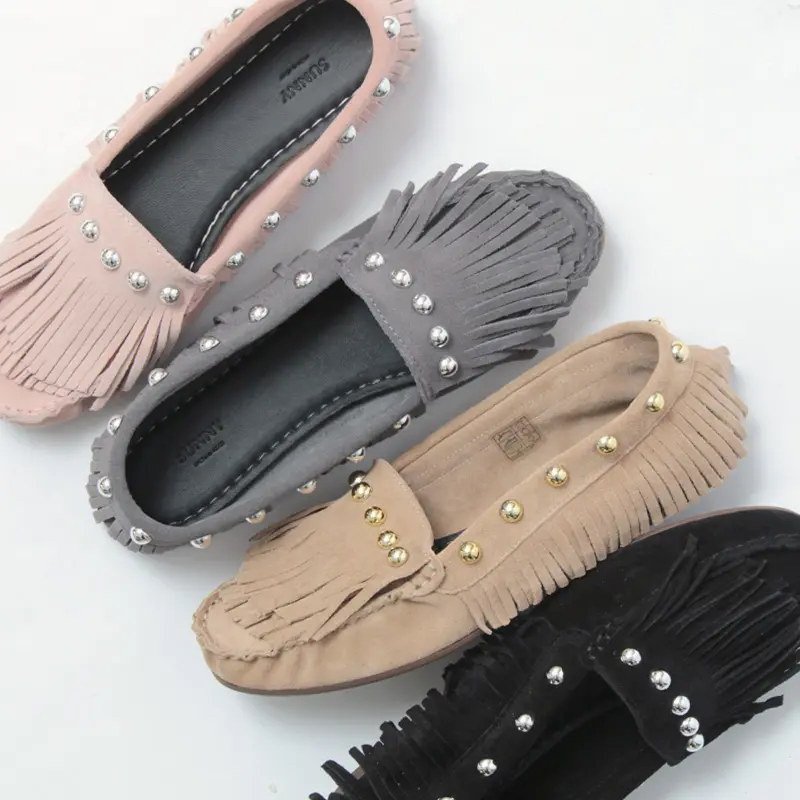 PELLICO SUNNY ペリーコサニー SACO スタッズ スエード モカシン