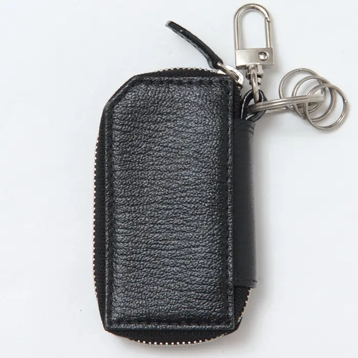 L'arcobaleno ラルコバレーノ ゴートレザー スマートキーケース BLACK/GRAY