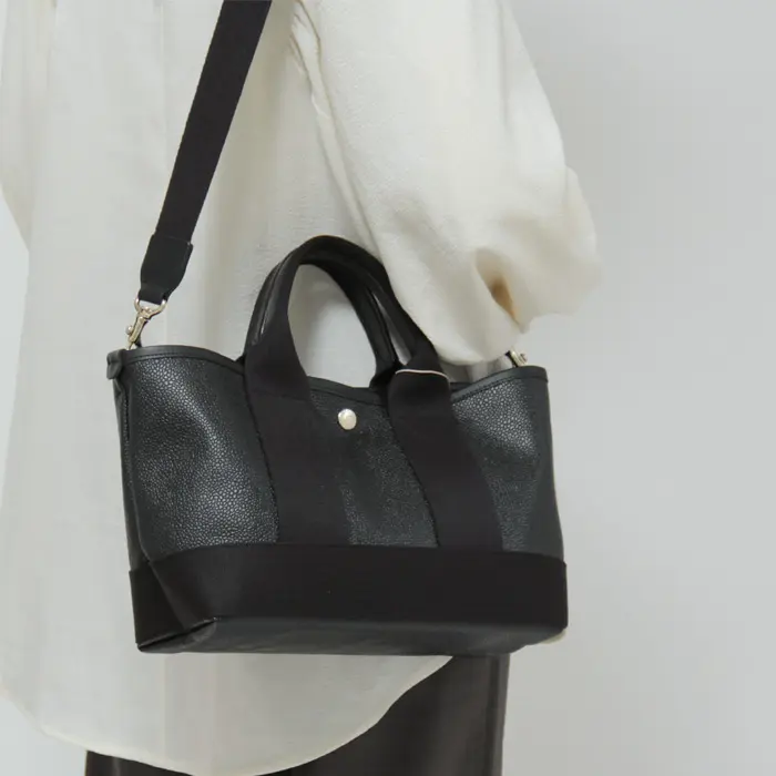 TOPKAPI トプカピ スコッチグレイン ショルダー付き ミニトートバッグ (S)