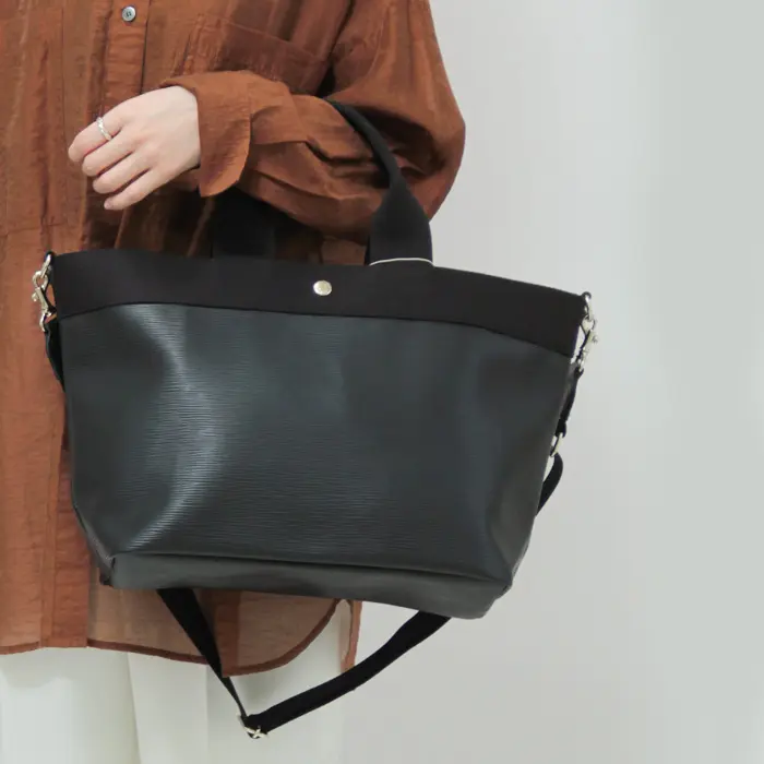 TOPKAPI トプカピ リプル ショルダー付き トートバッグ (L)