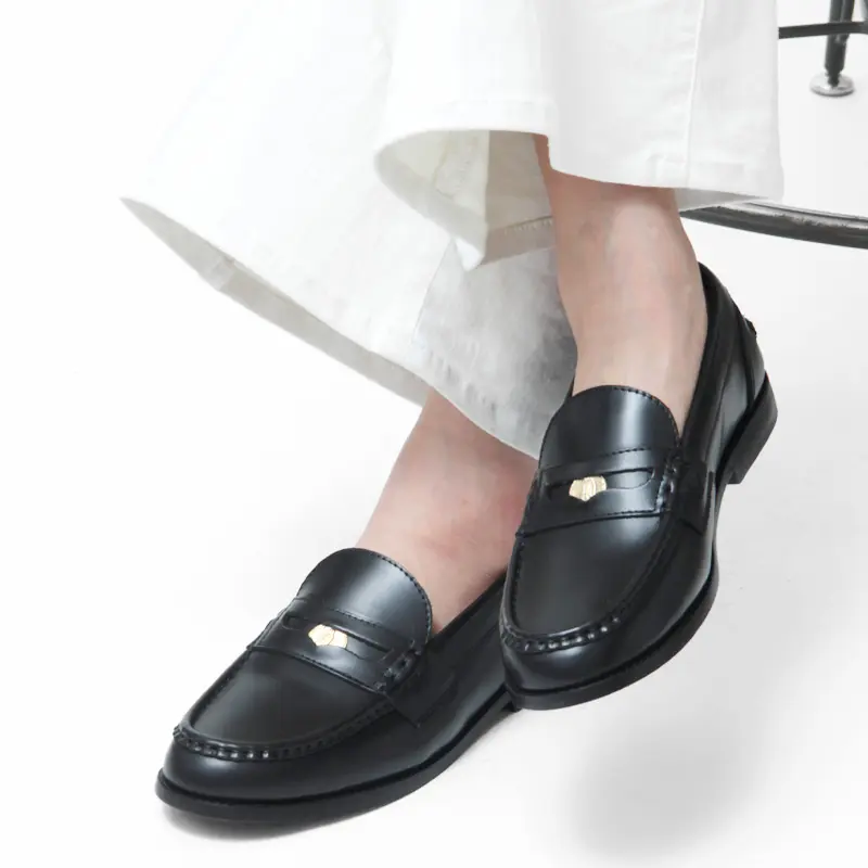 アーモンドトゥ ペニーローファー ALMOND TOE PENNY LOAFERS