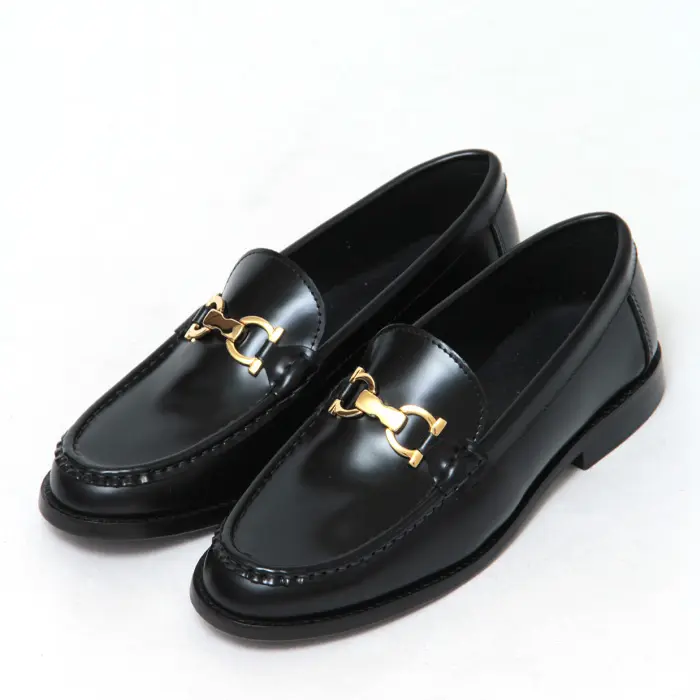 CAMINANDO カミナンド アーモンドトゥ ビットローファー ALMOND TOE C LOAFERS ブラック