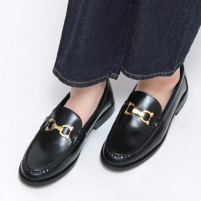 アーモンドトゥ ビットローファー ALMOND TOE C LOAFERS