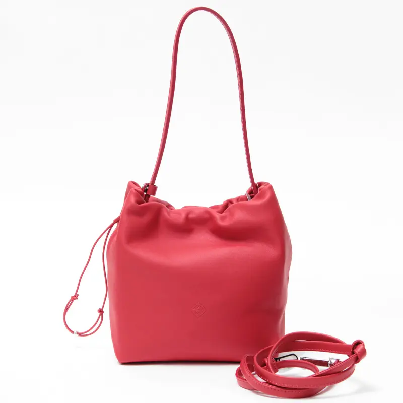 BASIC POUCH S ラムレザー 2wayハンドバッグ