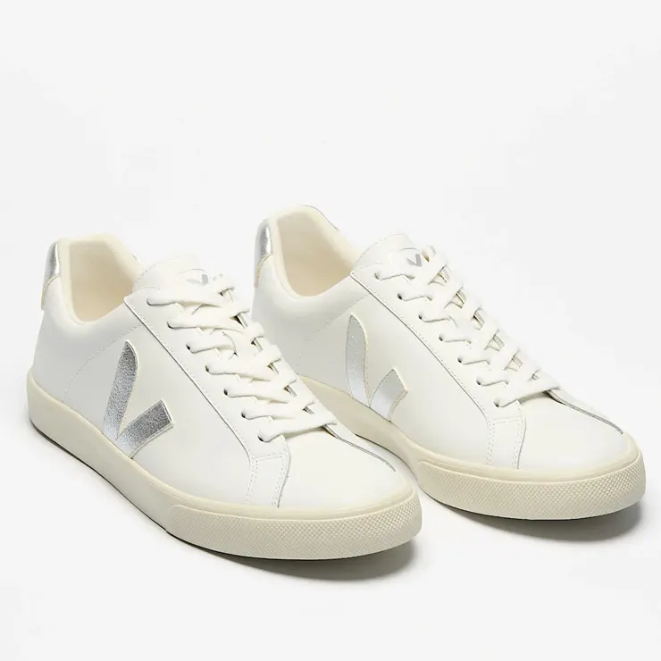 VEJA ヴェジャ ESPLAR LOW ローカット スニーカー WHITE-SILVER