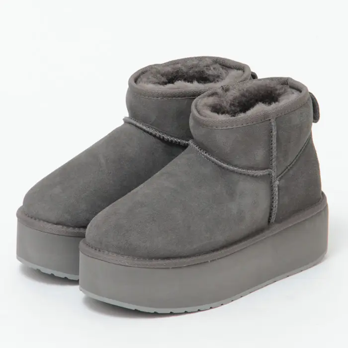 Stinger Micro Flatform 厚底 ムートン ブーツ
