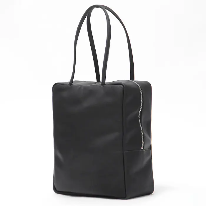 MORMYRUS モルミルス グロスレザー トートバッグ（L） BLACK