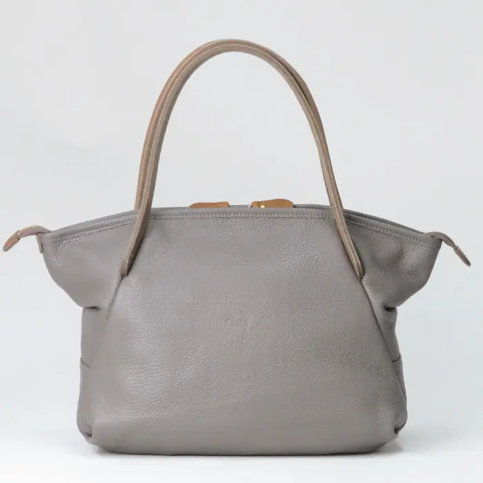 Ense アンサ レザー トートバッグ (Mini) グレー