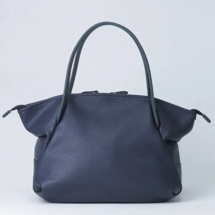 Ense アンサ レザー トートバッグ (Mini) ネイビー