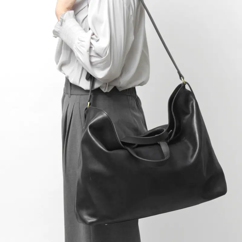 Ense アンサ 2way tote キップレザー 2way トートバッグ(L)