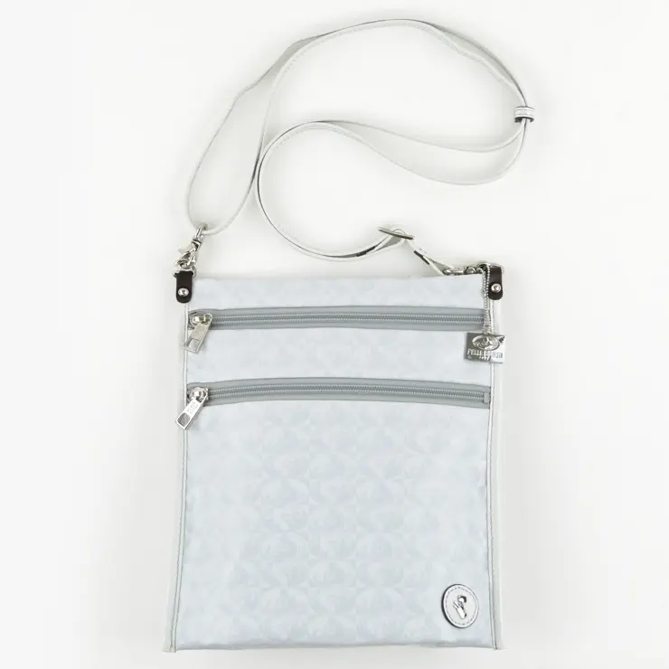PELLE BORSA ペレボルサ Alive  モノグラムジャガード  ショルダーバッグ ホワイト