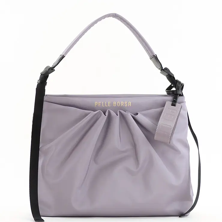 PELLE BORSA ペレボルサ チアーズ B5 ショルダーバッグ モーヴ