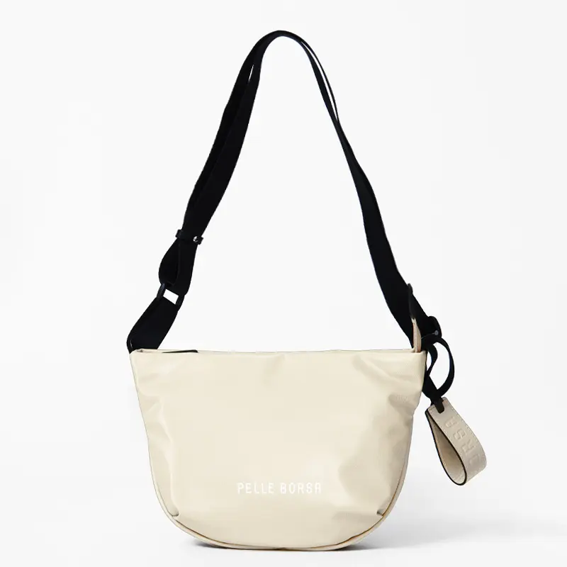 PELLE BORSA ペレボルサ チアーズ コンパクト ラウンドショルダーバッグ 4686 アイボリー