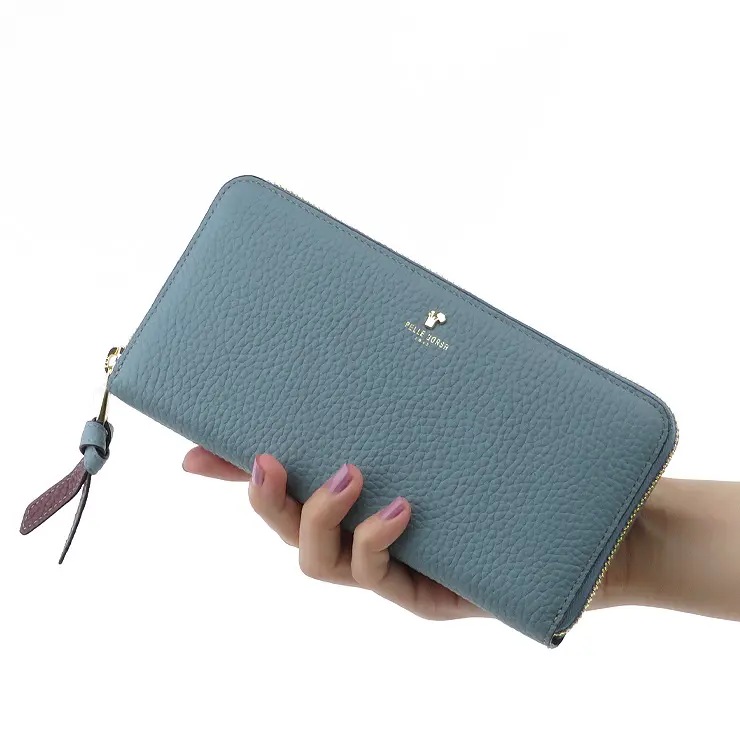 PELLE BORSA ペレボルサ Reinette Goods シュリンクレザー ラウンドファスナー 長財布
