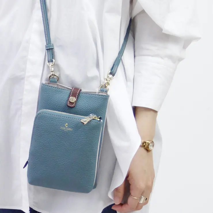 Reinette レネット シュリンクレザー スマートポシェット