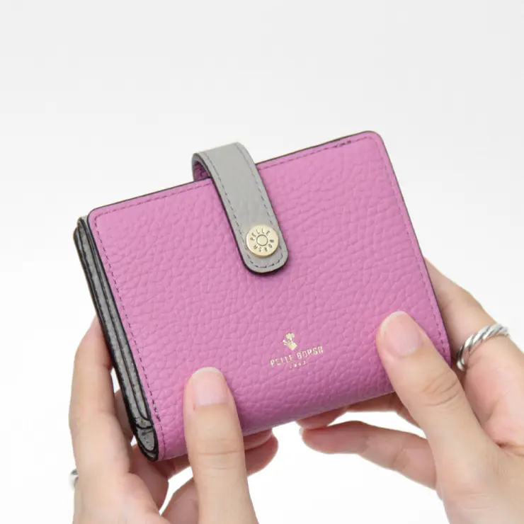 PELLE BORSA ペレボルサ レネットグッズ シュリンクレザー 二つ折り財布 4761