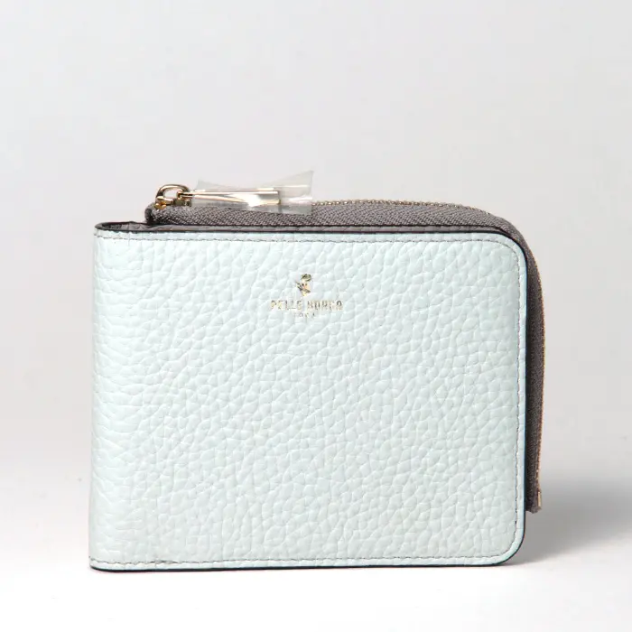 Reinetto Goods  型押しシュリンク L字ファスナー 二つ折り財布