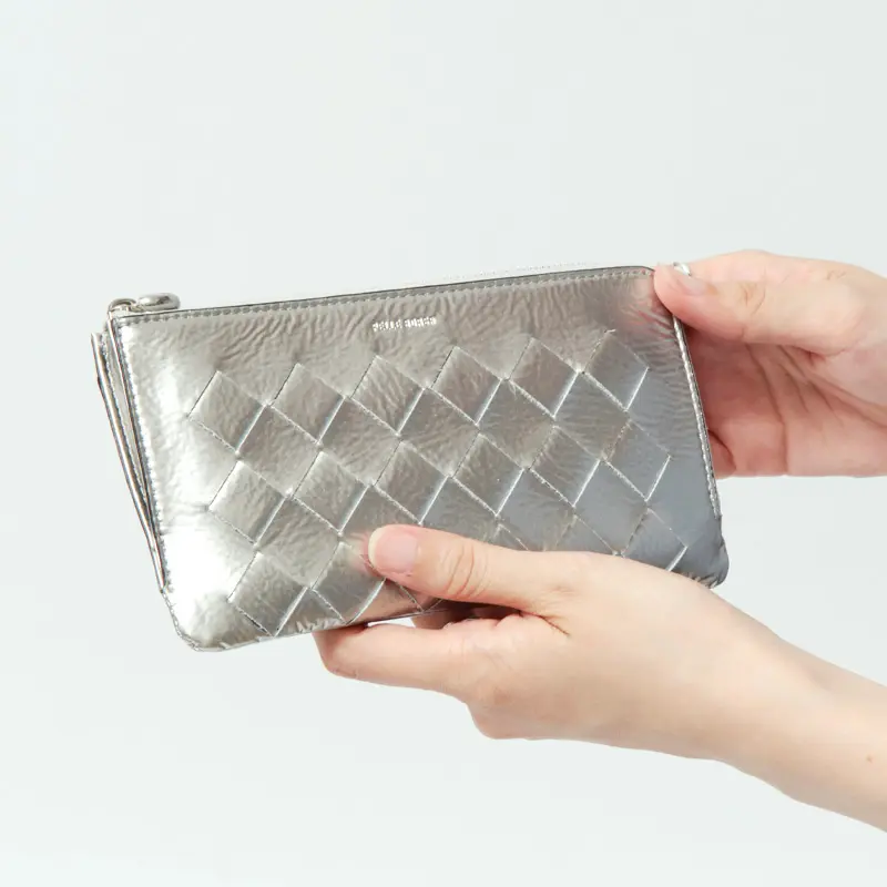 PELLE BORSA ペレボルサ CHRONO LUCE L字ファスナー スリム 長財布