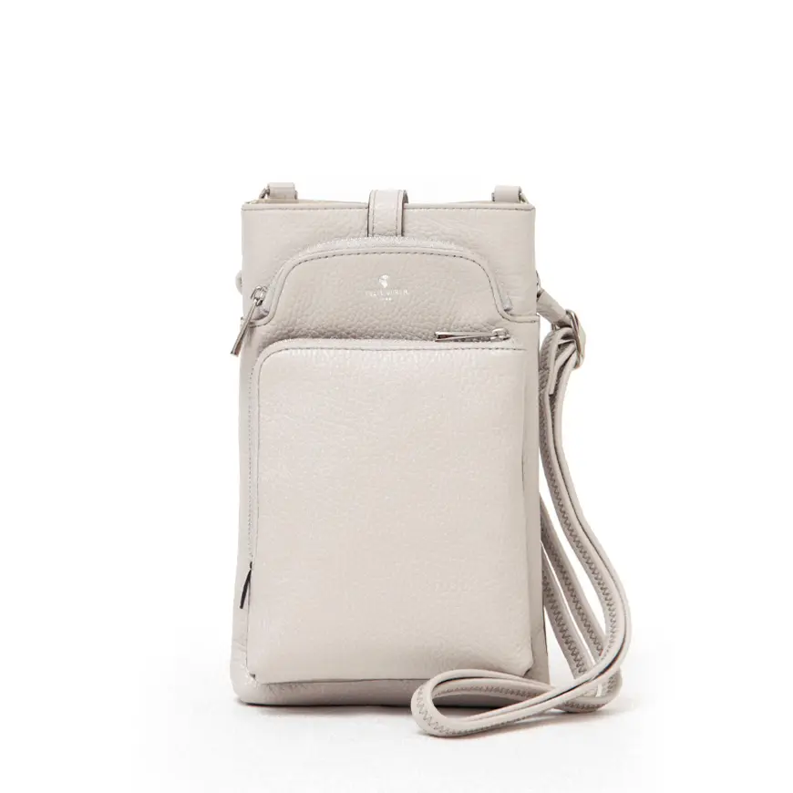 PELLE BORSA ペレボルサ Comfy コンフィー スリムポシェット スモーキーホワイト