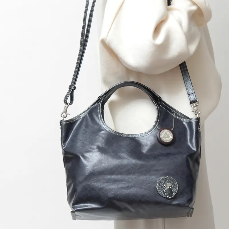 PELLE BORSA ペレボルサ Alive 撥水ジャガード生地 2way トートバッグ