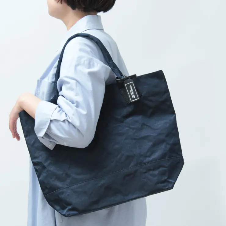 Beau Dessin S.A. ボーデッサン アルミボンディング A4 トートバッグ ネイビー