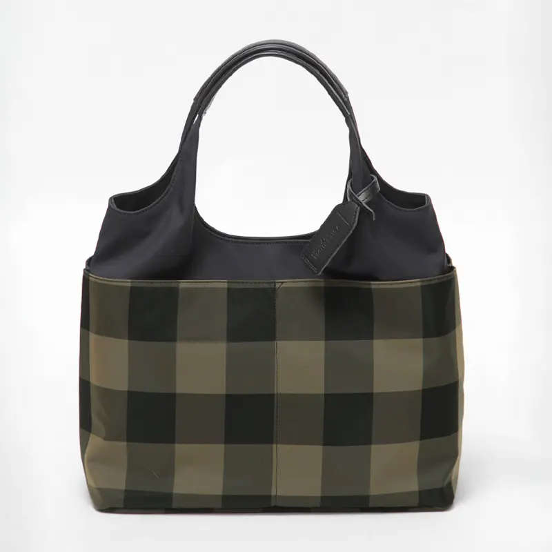 Beau Dessin S.A. ボーデッサン チュール チェック柄 トートバッグ