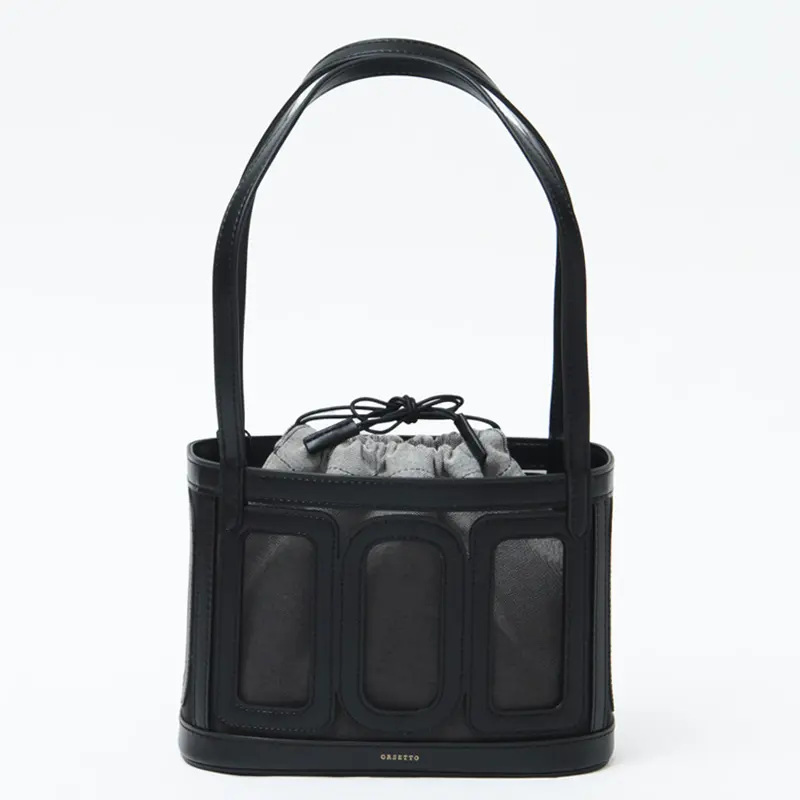 ORSETTO オルセット TULLE チュール トートバッグ BLACK