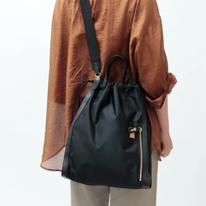 METALLO ナイロン 2way トートバッグ