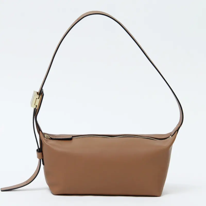 ORSETTO オルセット PARTI レザー ショルダーバッグ CAMEL