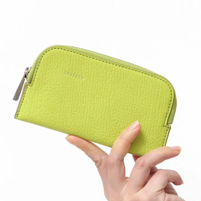 ORSETTO オルセット CAPRE レザー ミニ財布 LIME