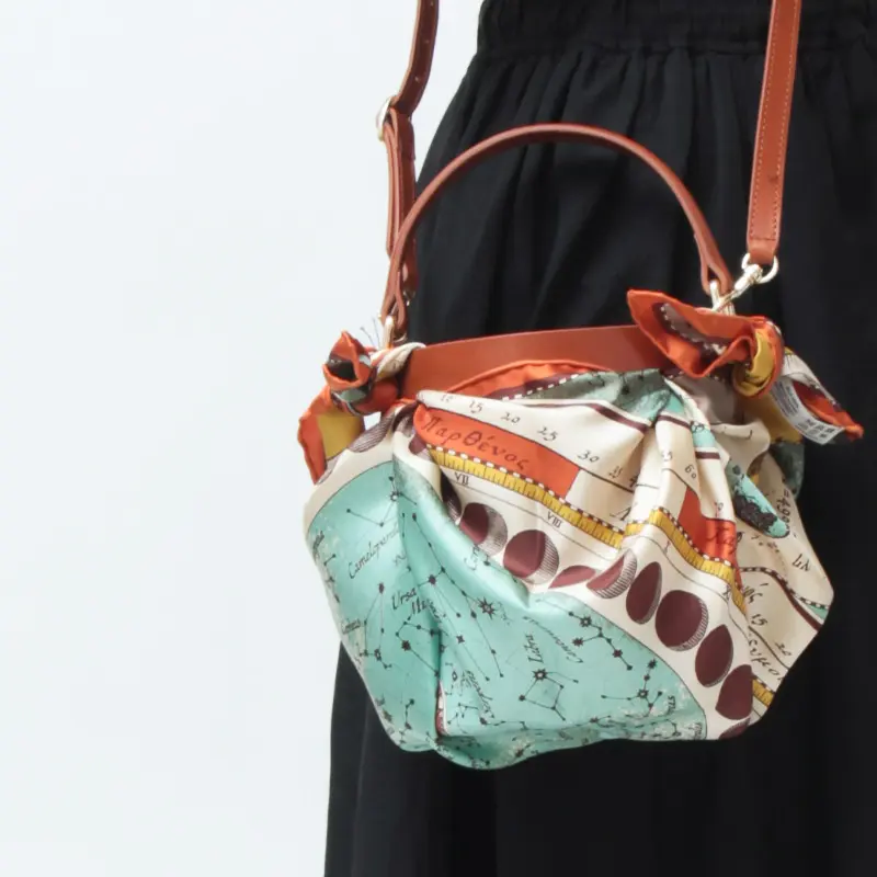 manipuri マニプリ スカーフレザートートM SCARF LEATHER