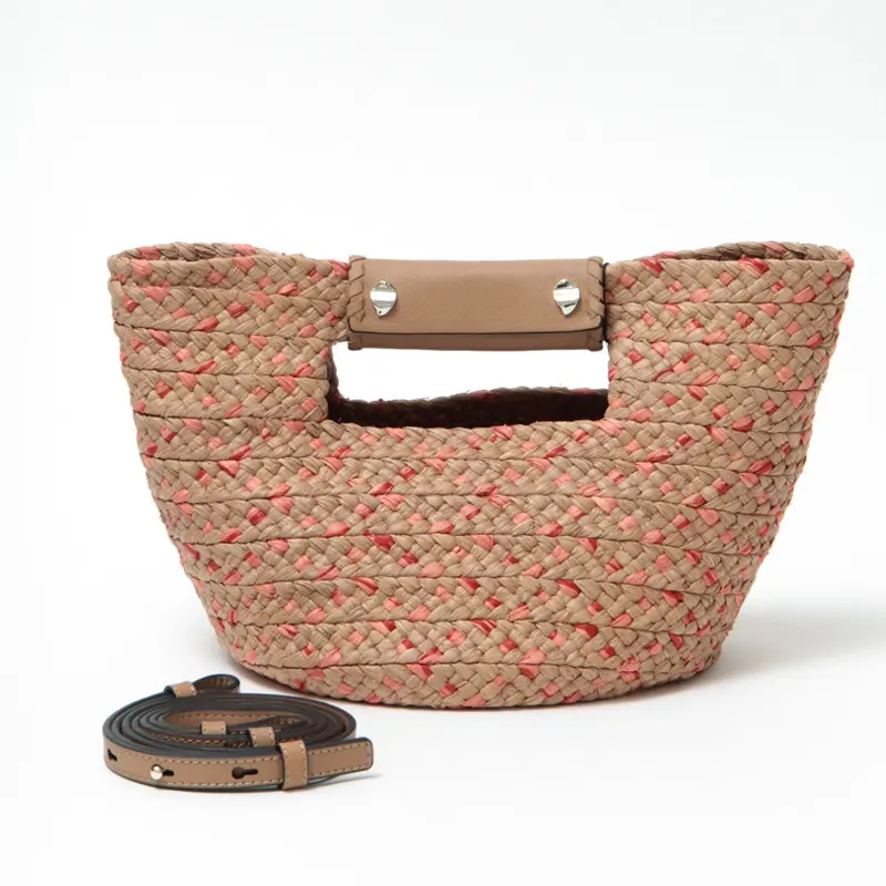 HELEN KAMINSKI ヘレンカミンスキー REMI TOTE MINI ラフィア 2way かごバッグ NOUGAT/TROP/CARAMEL