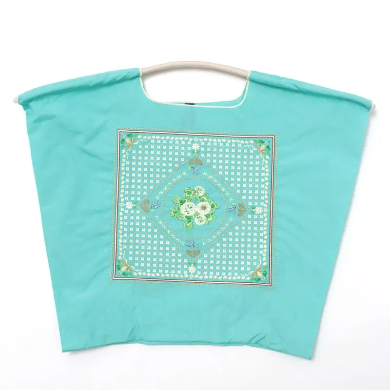 WHITE CLOVER（ホワイトクローバー） エコバッグ (M) (L) L.BLUE