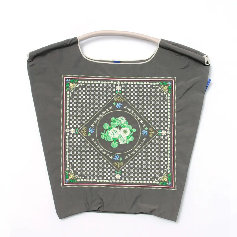 WHITE CLOVER（ホワイトクローバー） エコバッグ (M) (L) C.GRAY