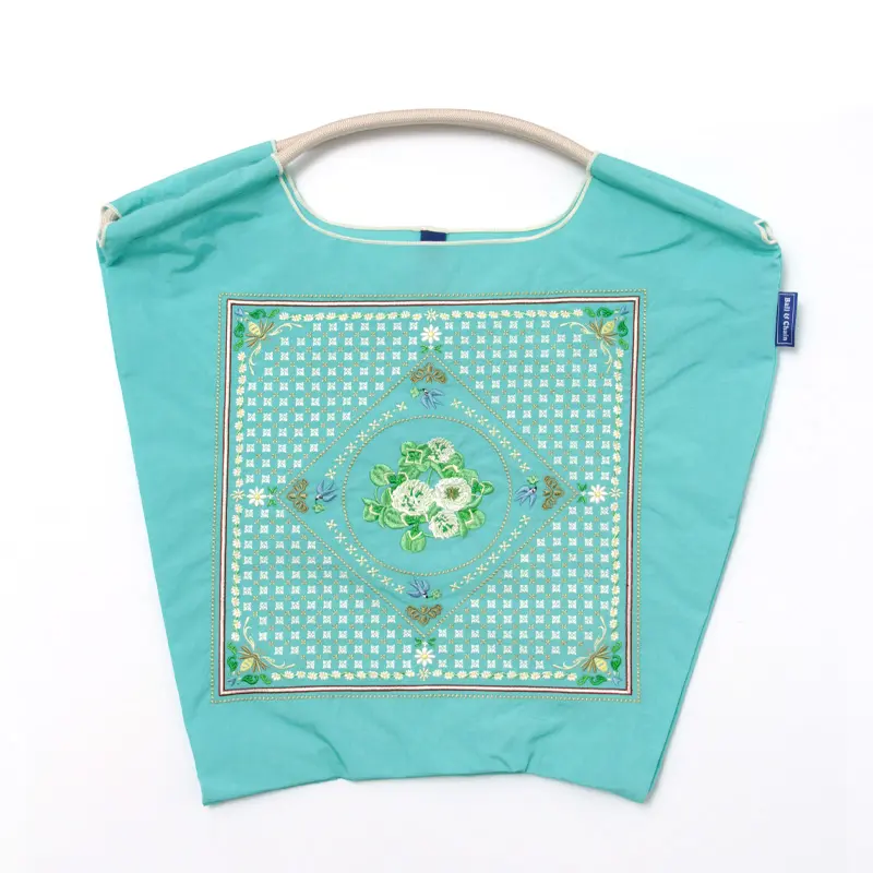 WHITE CLOVER（ホワイトクローバー） エコバッグ (M) (L) L.BLUE