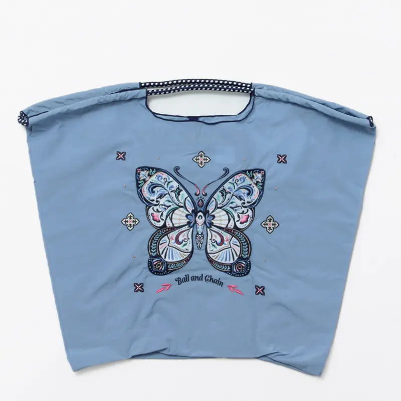 Papillon（パピヨン) エコバッグ (M) (L) ゼニスブルー