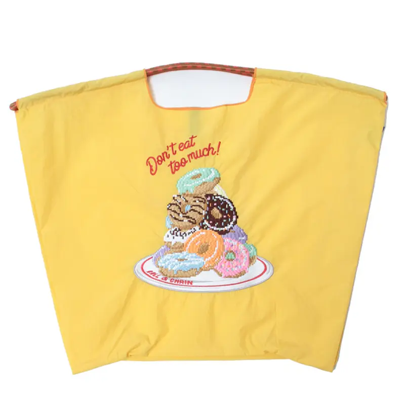 BALL＆CHAIN ボールアンドチェーン Dot Donut(ドットドーナツ) エコバッグ (M) (L) イエロー L