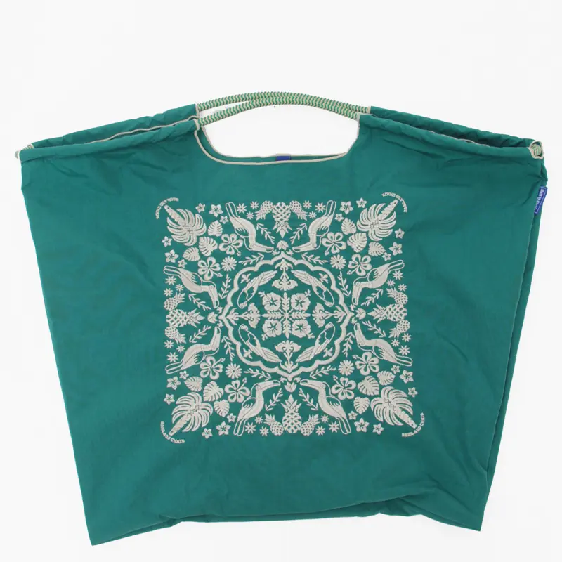 Hawaiian Bandana (ハワイアンバンダナ) エコバッグ (M) (L) D.グリーン
