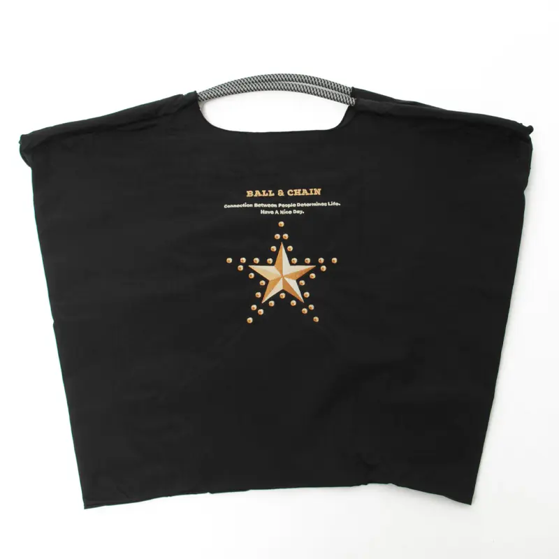 THE FIRST STAR(ファーストスター) エコバッグ (M)(L) ブラック