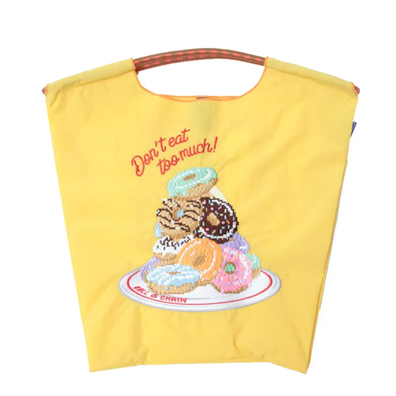 BALL＆CHAIN ボールアンドチェーン Dot Donut(ドットドーナツ) エコバッグ (M) (L) イエロー M