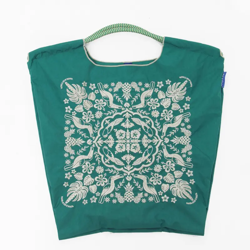 Hawaiian Bandana (ハワイアンバンダナ) エコバッグ (M) (L) D.グリーン