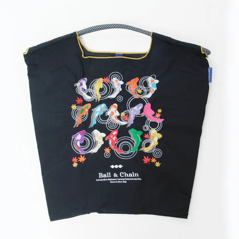 KOI (コイ) エコバッグ (M) (L) ブラック