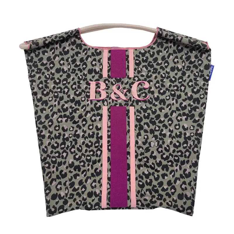 LEOPARD LINE(レオパードライン) エコバッグ (M) (L) グレー