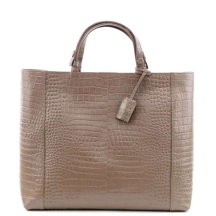 TT Tote クロコダイル型押し 2way トートバッグ