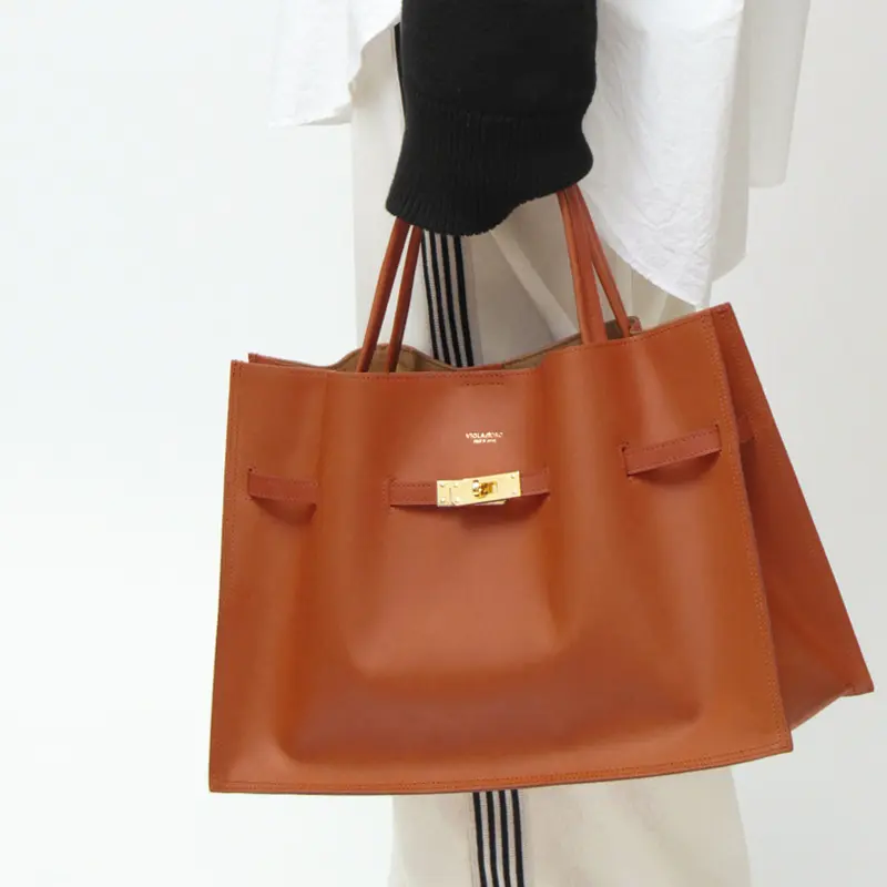 VIOLAd'ORO ヴィオラドーロ REMY イタリアンレザー トートバッグ(L)