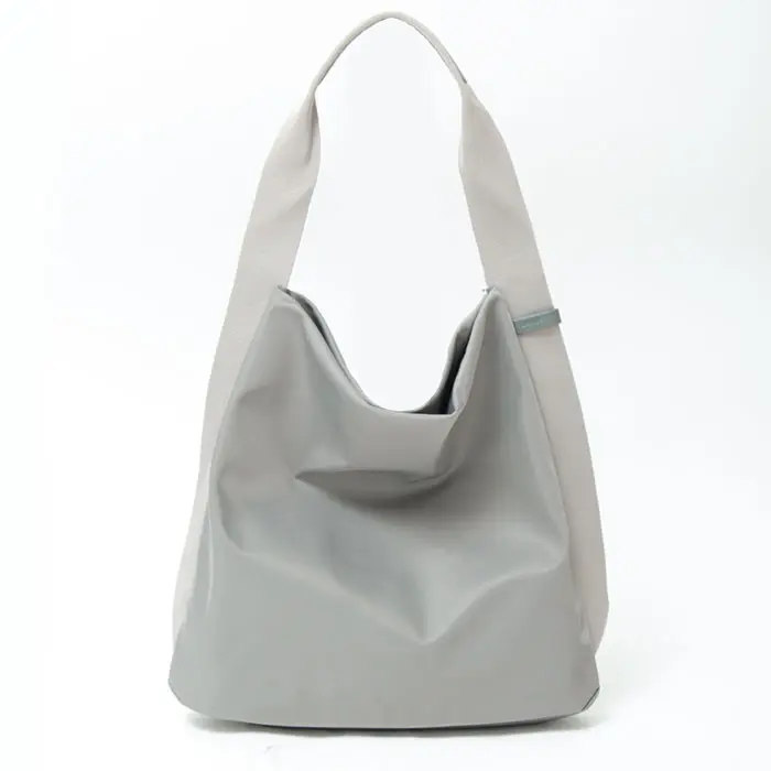 LAQUOH ラクーオ UTILITY MINIMAL ナイロンワンショルダーバッグ (L) グレー
