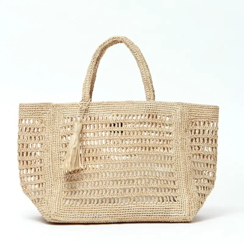 MAISON N.H PARIS メゾンエヌアッシュパリ ANNABELLE MEDIUM ラフィア かごバッグ
