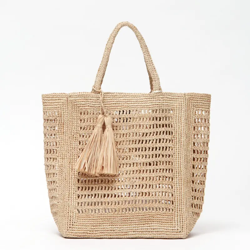 MAISON N.H PARIS メゾンエヌアッシュパリ ANNABELLE VERTICAL ラフィア かごバッグ NATUREL