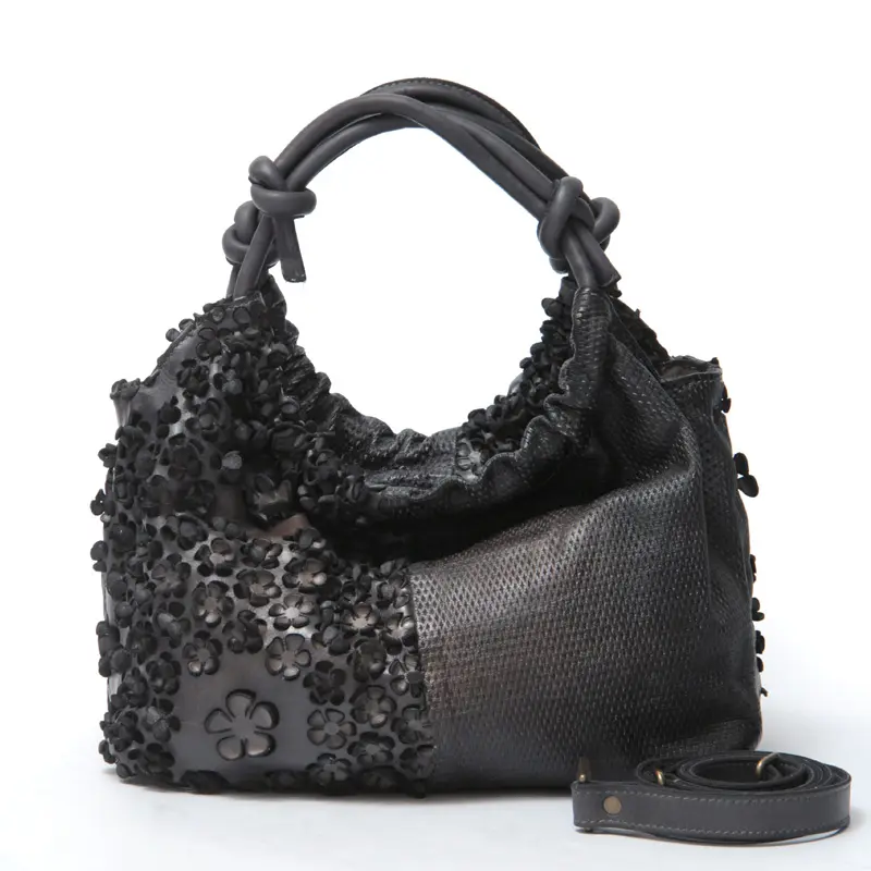 OXALI カットワークレザー 2way トートバッグ